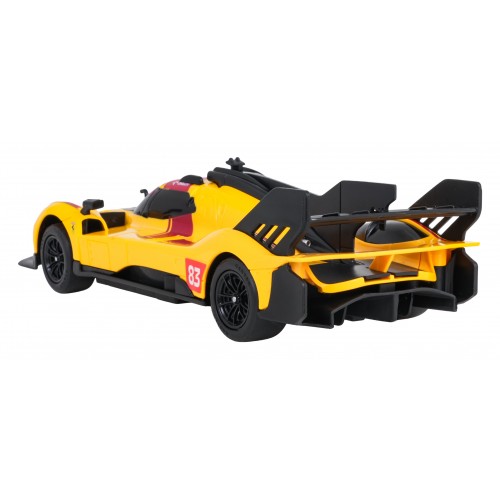 Rádiové auto 1:24 Ferrari 499P-N83 Žlté RASTAR