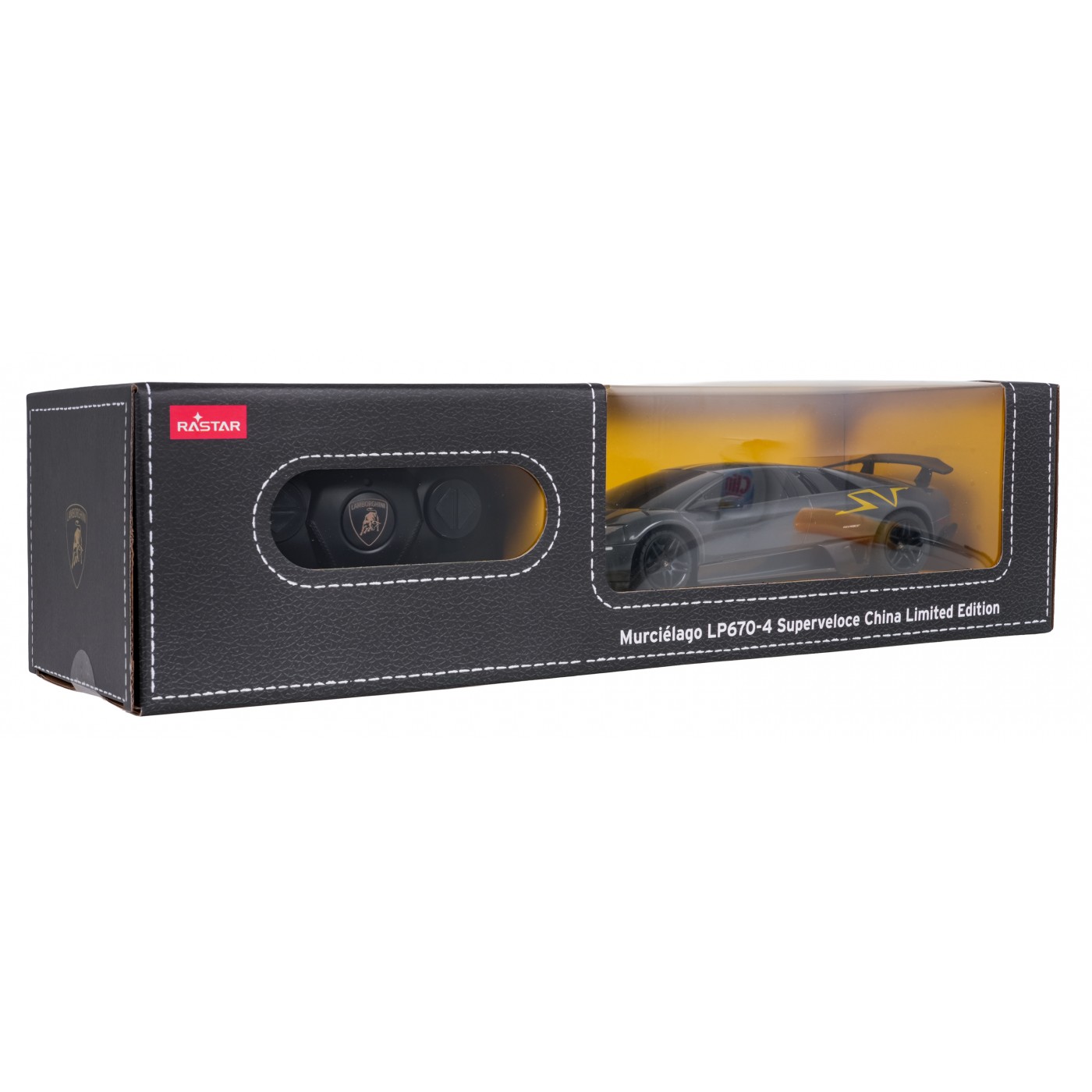Rádiové auto 1:24 Murcielago LP670-4 Superveloce Gray RASTAR