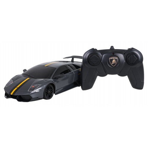 Rádiové auto 1:24 Murcielago LP670-4 Superveloce Gray RASTAR
