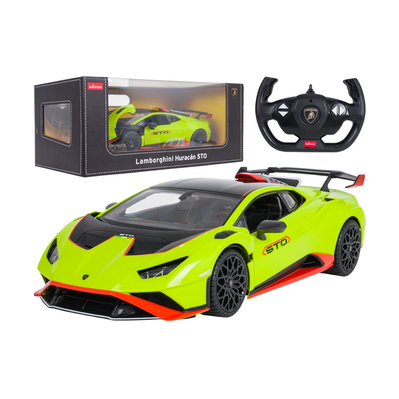 R/C auto 1:14 Lamborghini Huracan STO Green RASTAR