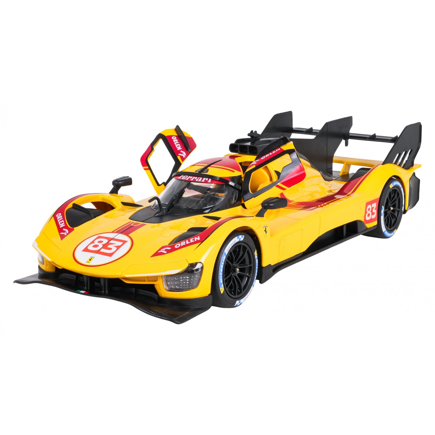 R/C auto 1:14 Ferrari 499P žlté RASTAR