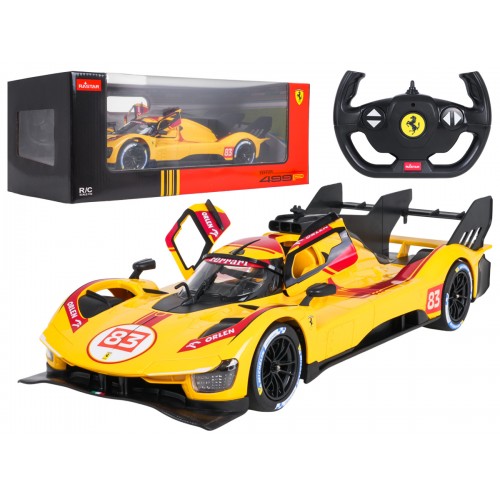 R/C auto 1:14 Ferrari 499P žlté RASTAR