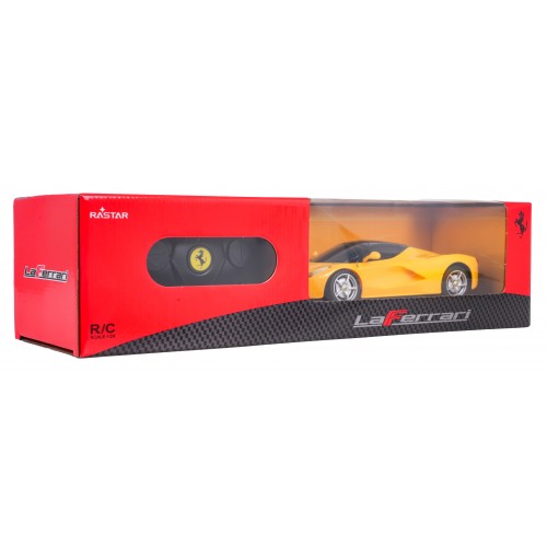 Rádiové auto 1:24 Ferrari LaFerrari žlté RASTAR
