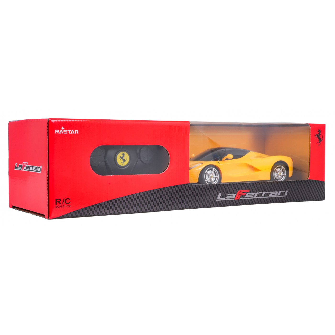 Rádiové auto 1:24 Ferrari LaFerrari žlté RASTAR