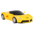 Rádiové auto 1:24 Ferrari LaFerrari žlté RASTAR