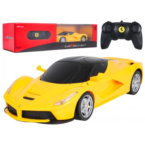 Rádiové auto 1:24 Ferrari LaFerrari žlté RASTAR