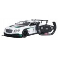 Rádiové auto 1:14 Bentley Continental GT3 biele RASTAR