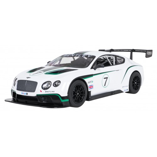Rádiové auto 1:14 Bentley Continental GT3 biele RASTAR