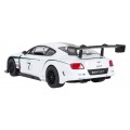 Rádiové auto 1:14 Bentley Continental GT3 biele RASTAR