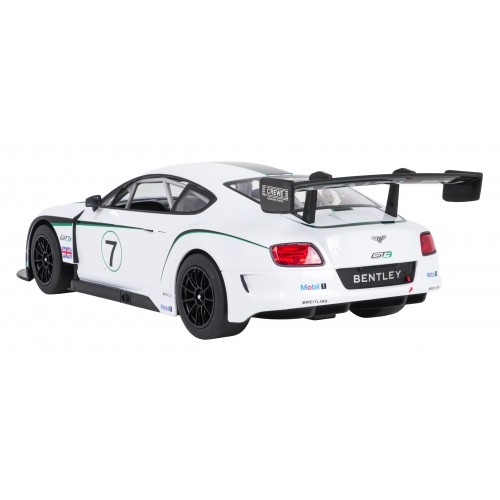 Rádiové auto 1:14 Bentley Continental GT3 biele RASTAR