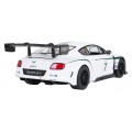 Rádiové auto 1:14 Bentley Continental GT3 biele RASTAR