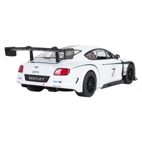 Rádiové auto 1:14 Bentley Continental GT3 biele RASTAR