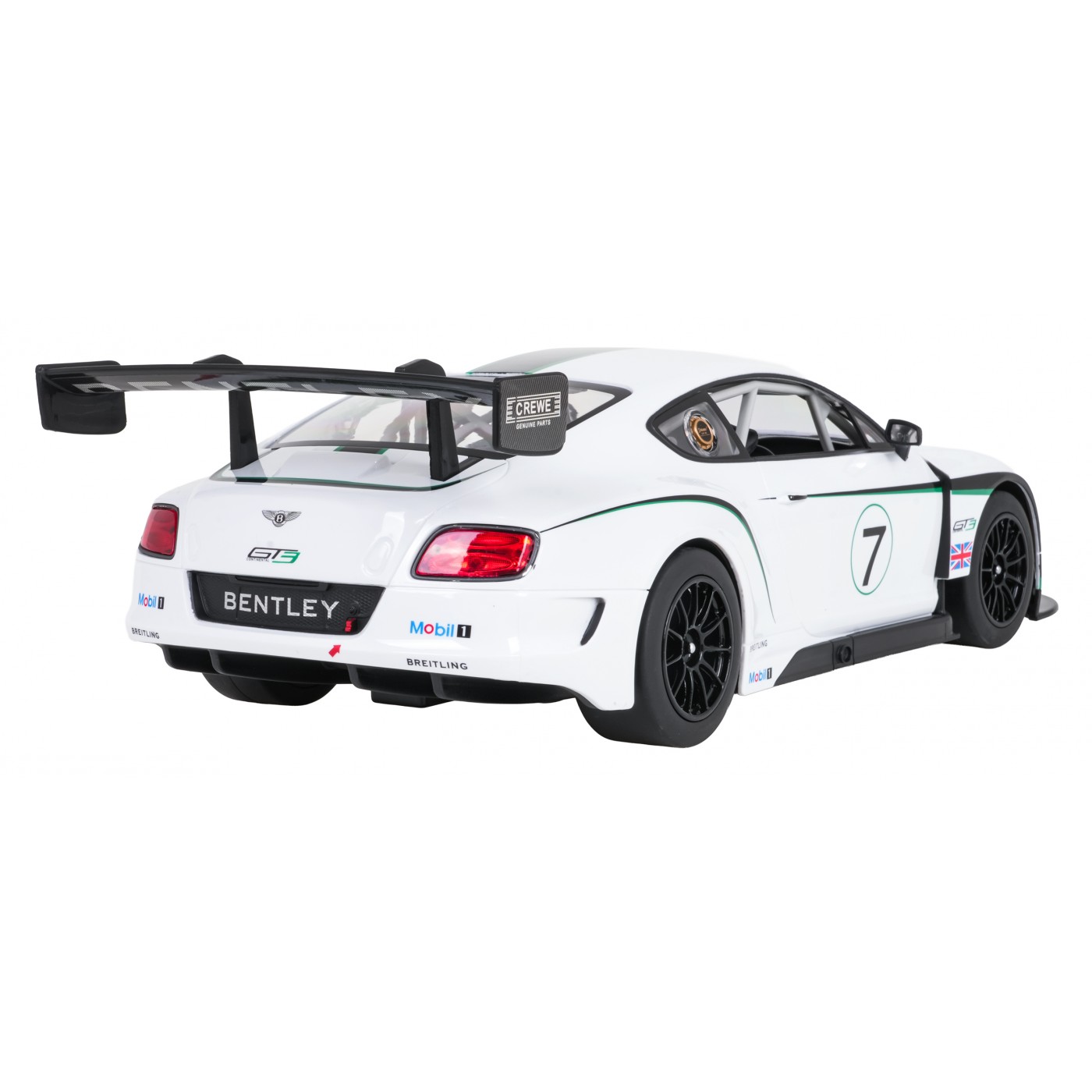 Rádiové auto 1:14 Bentley Continental GT3 biele RASTAR