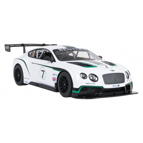 Rádiové auto 1:14 Bentley Continental GT3 biele RASTAR