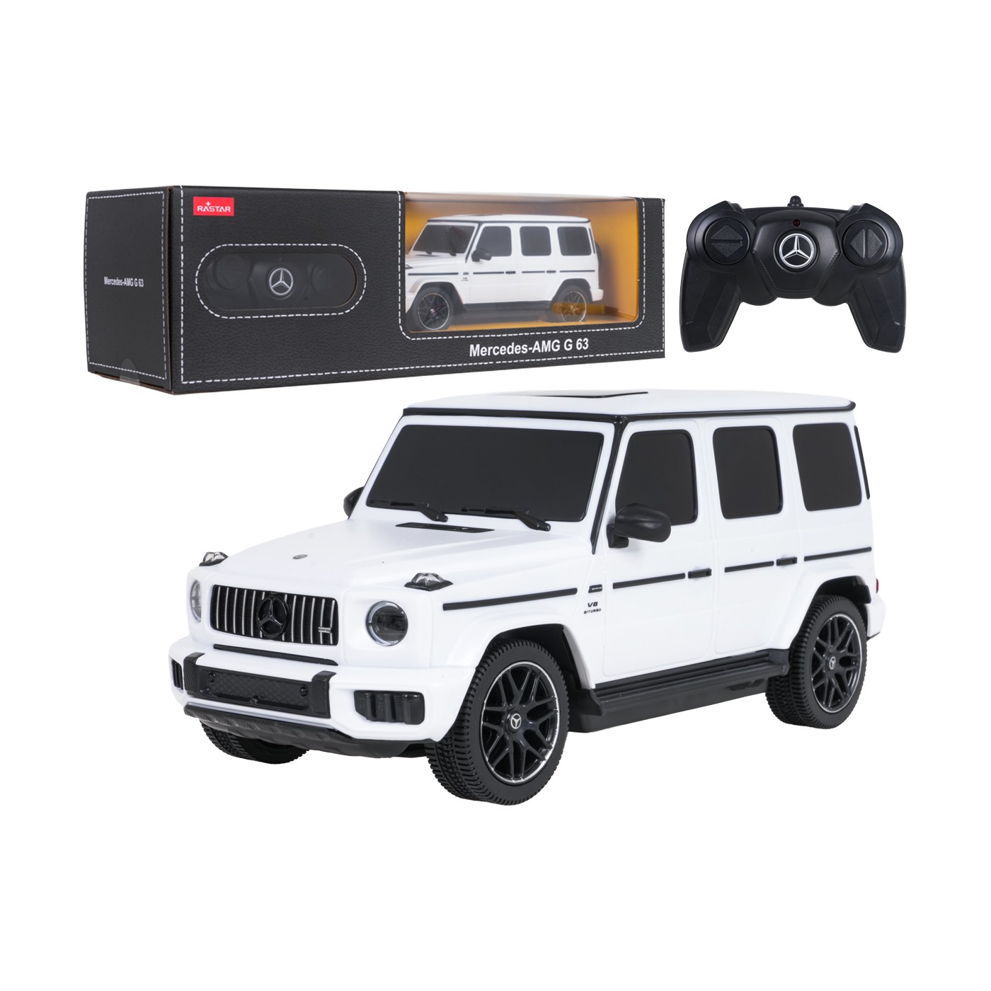 R/C 1:24 Mercedes AMG G63 Biely RASTAR