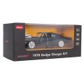 Kovové auto 1:36 1970 Dodge Charger R/T čierne RASTAR