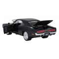 Kovové auto 1:36 1970 Dodge Charger R/T čierne RASTAR