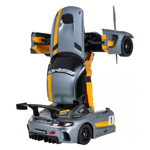 Auto/Robot 2v1 R/C 1:14 Mercedes-AMG GT3 sivý RASTAR