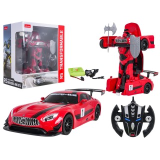 Auto/Robot 2v1 R/C 1:14 Mercedes-AMG GT3 Červený RASTAR
