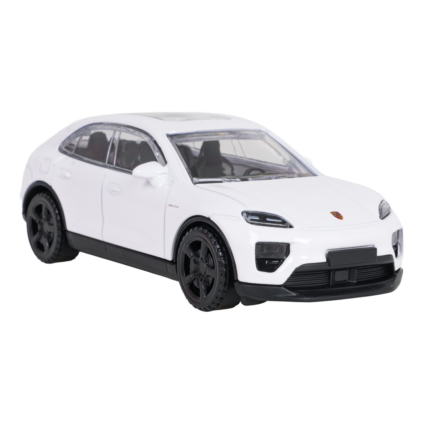 Kovové auto 1:43 Porsche Macan bielej farby RASTAR