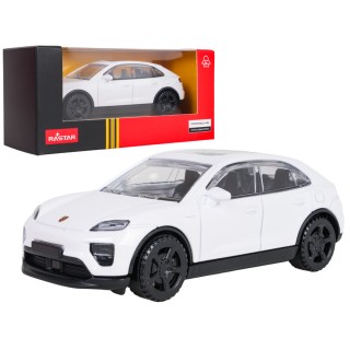 Kovové auto 1:43 Porsche Macan bielej farby RASTAR