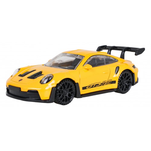Kovové auto 1:43 Porsche 911 GT3 RS žlté RASTAR