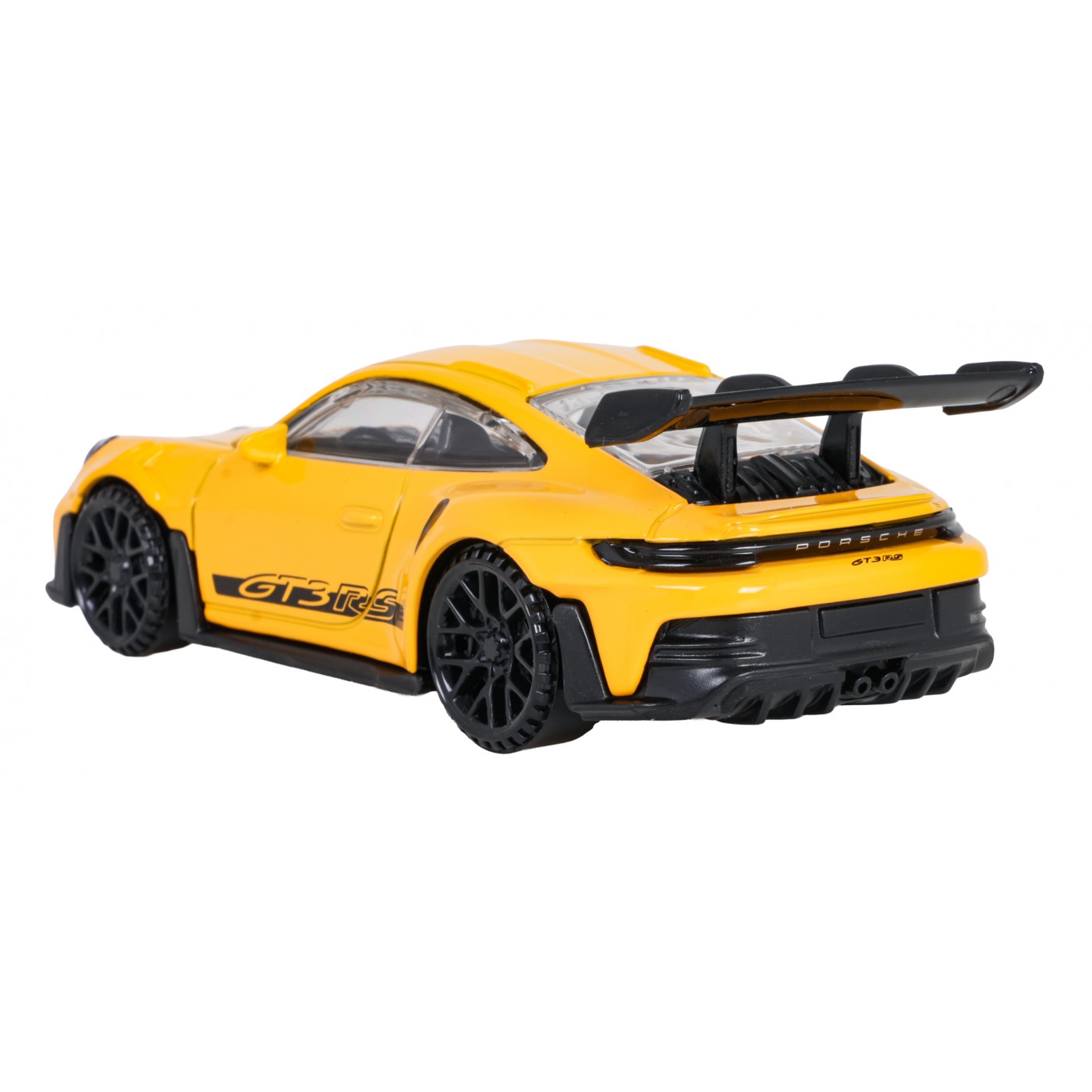 Kovové auto 1:43 Porsche 911 GT3 RS žlté RASTAR