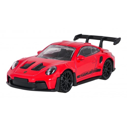 Kovové auto 1:43 Porsche 911 GT3 RS červené RASTAR