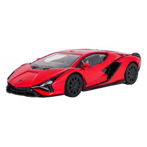 Kovové auto 1:43 Lamborghini Sian Red RASTAR