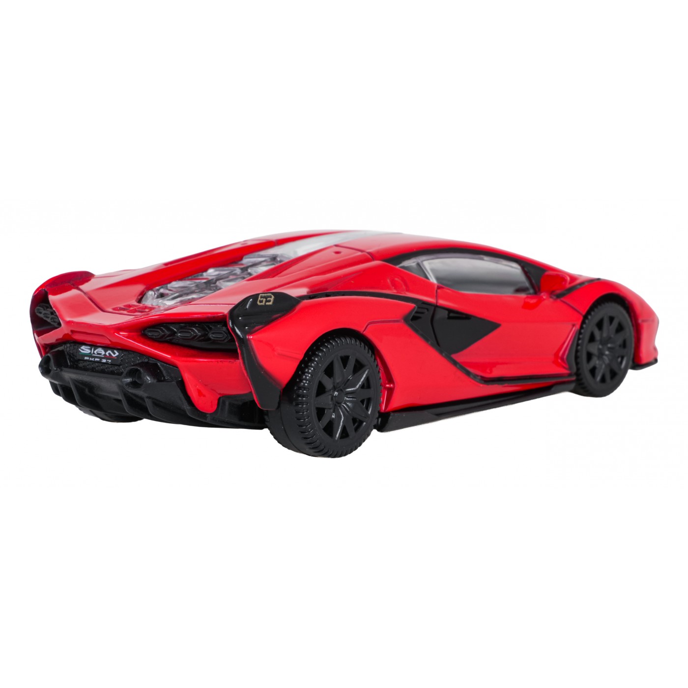Kovové auto 1:43 Lamborghini Sian Red RASTAR
