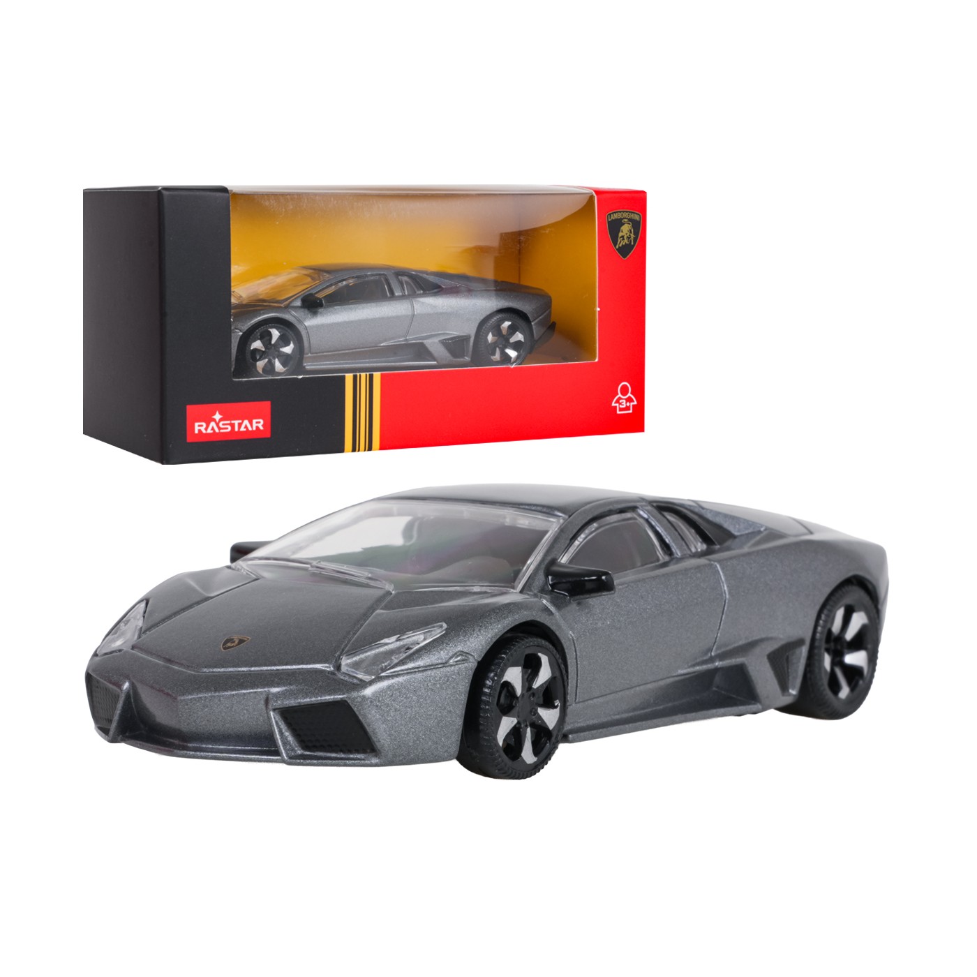 Kovové auto 1:43 Lamborghini Reventon Grey RASTAR
