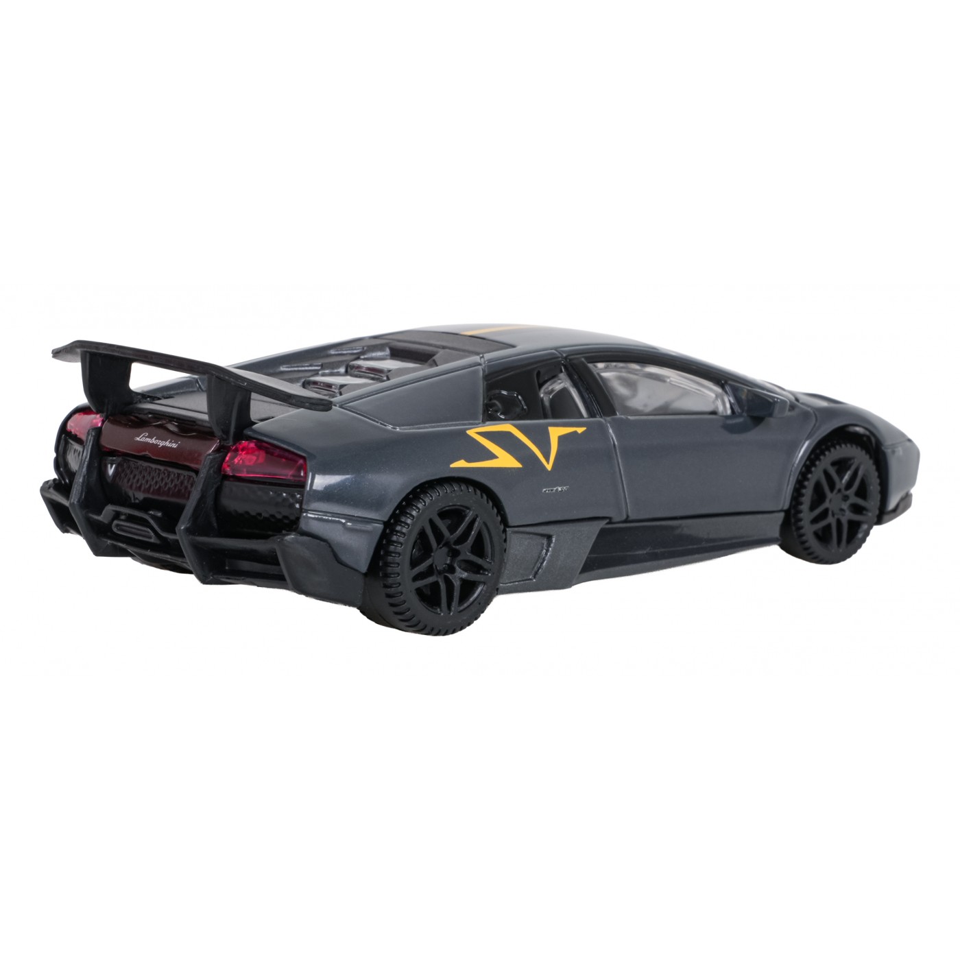 Kovové auto 1:43 Murcielago LP 670-4 SV Superveloce sivá RASTAR