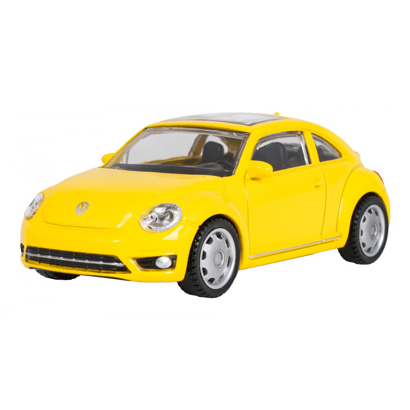 Kovové auto 1:43 Volkswagen Beetle žltý RASTAR