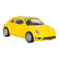 Kovové auto 1:43 Volkswagen Beetle žltý RASTAR