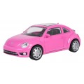 Kovové auto 1:43 Volkswagen Beetle ružové RASTAR