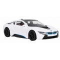 Kovové auto 1:43 BMW i8 bielej farby RASTAR