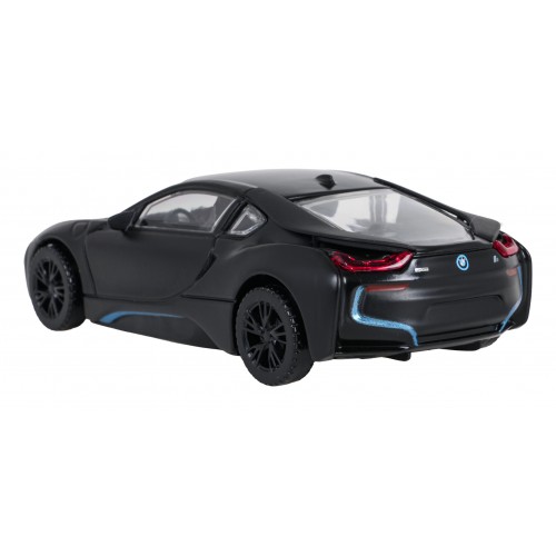 Kovové auto 1:43 BMW i8 čierne RASTAR
