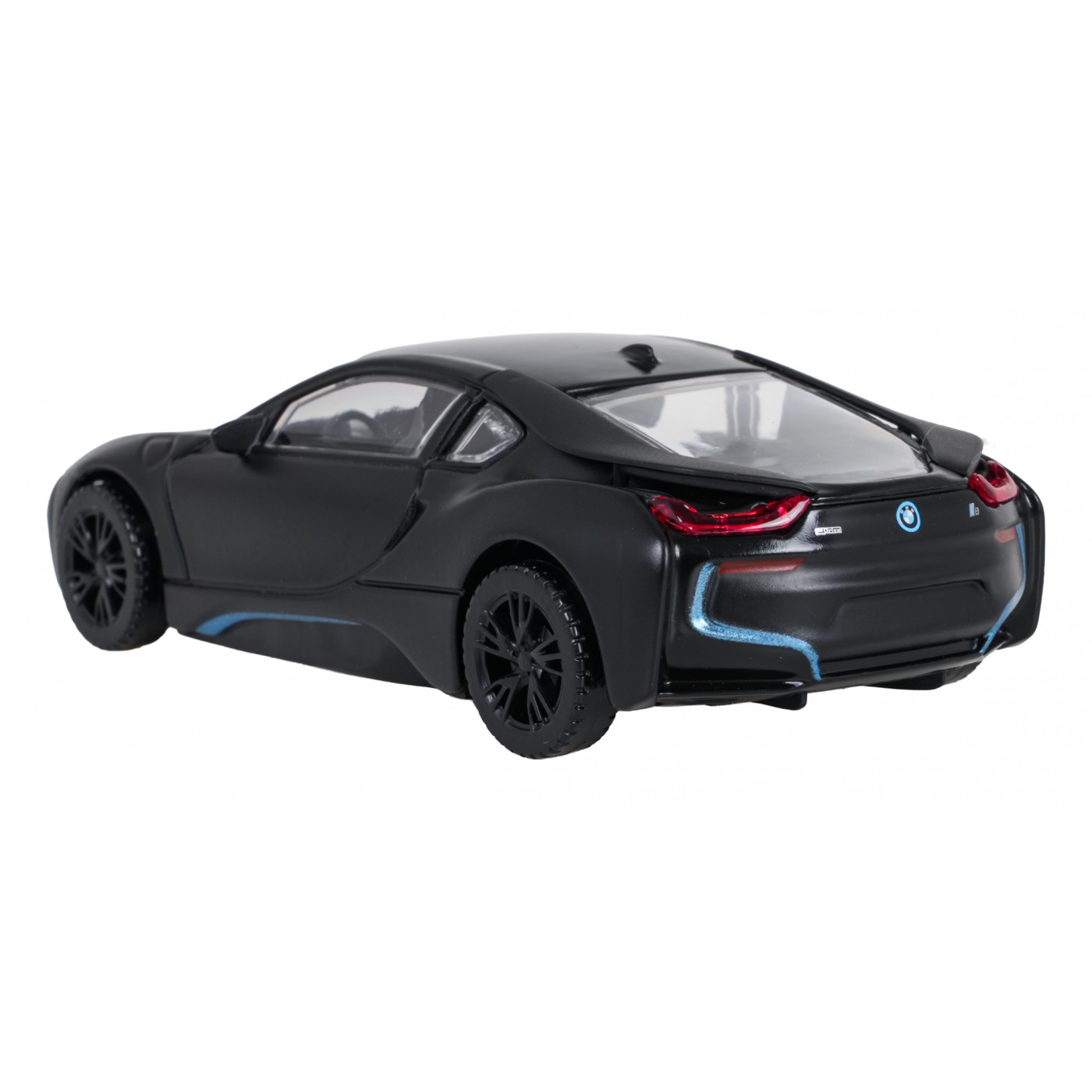 Kovové auto 1:43 BMW i8 čierne RASTAR