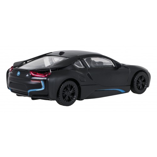 Kovové auto 1:43 BMW i8 čierne RASTAR
