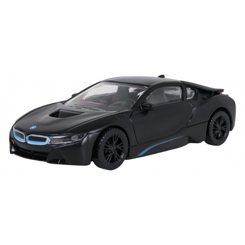 Kovové auto 1:43 BMW i8 čierne RASTAR
