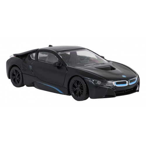 Kovové auto 1:43 BMW i8 čierne RASTAR