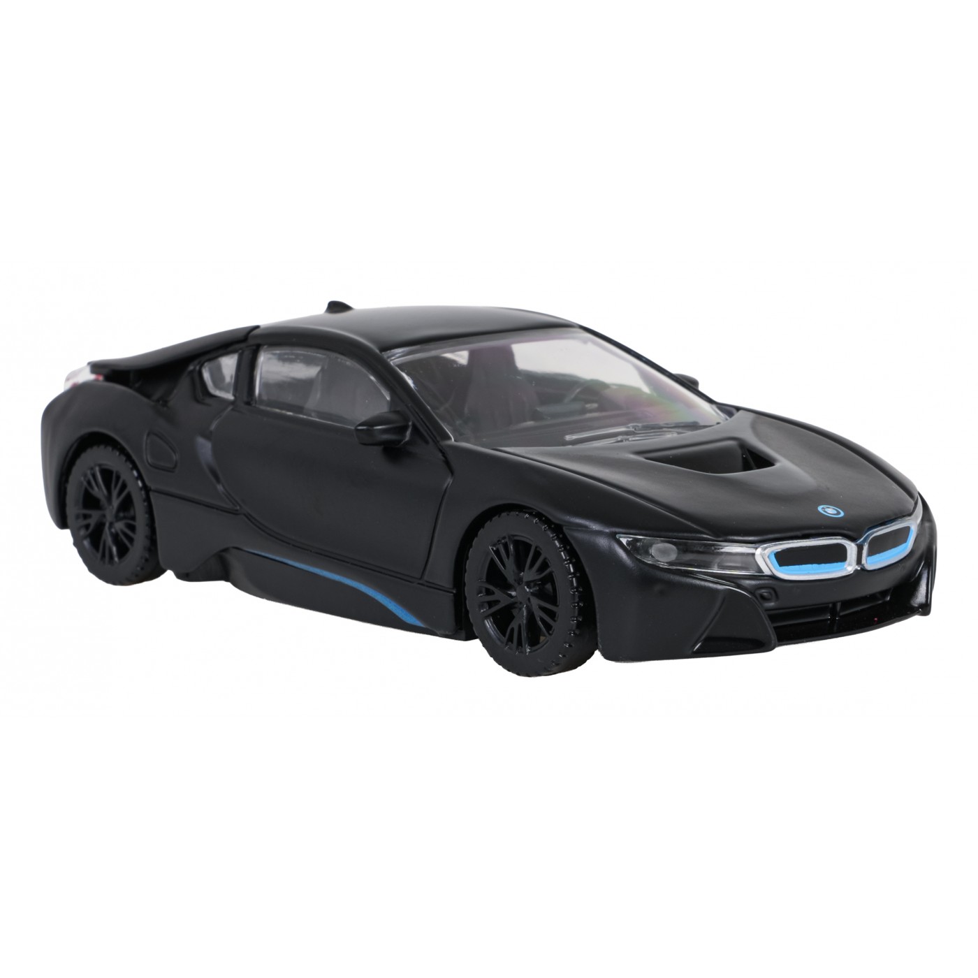 Kovové auto 1:43 BMW i8 čierne RASTAR