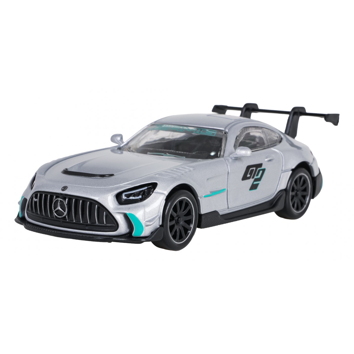 Kovové auto 1:43 Mercedes-AMG GT2 strieborné RASTAR