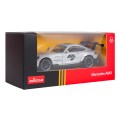 Kovové auto 1:43 Mercedes-AMG GT2 strieborné RASTAR