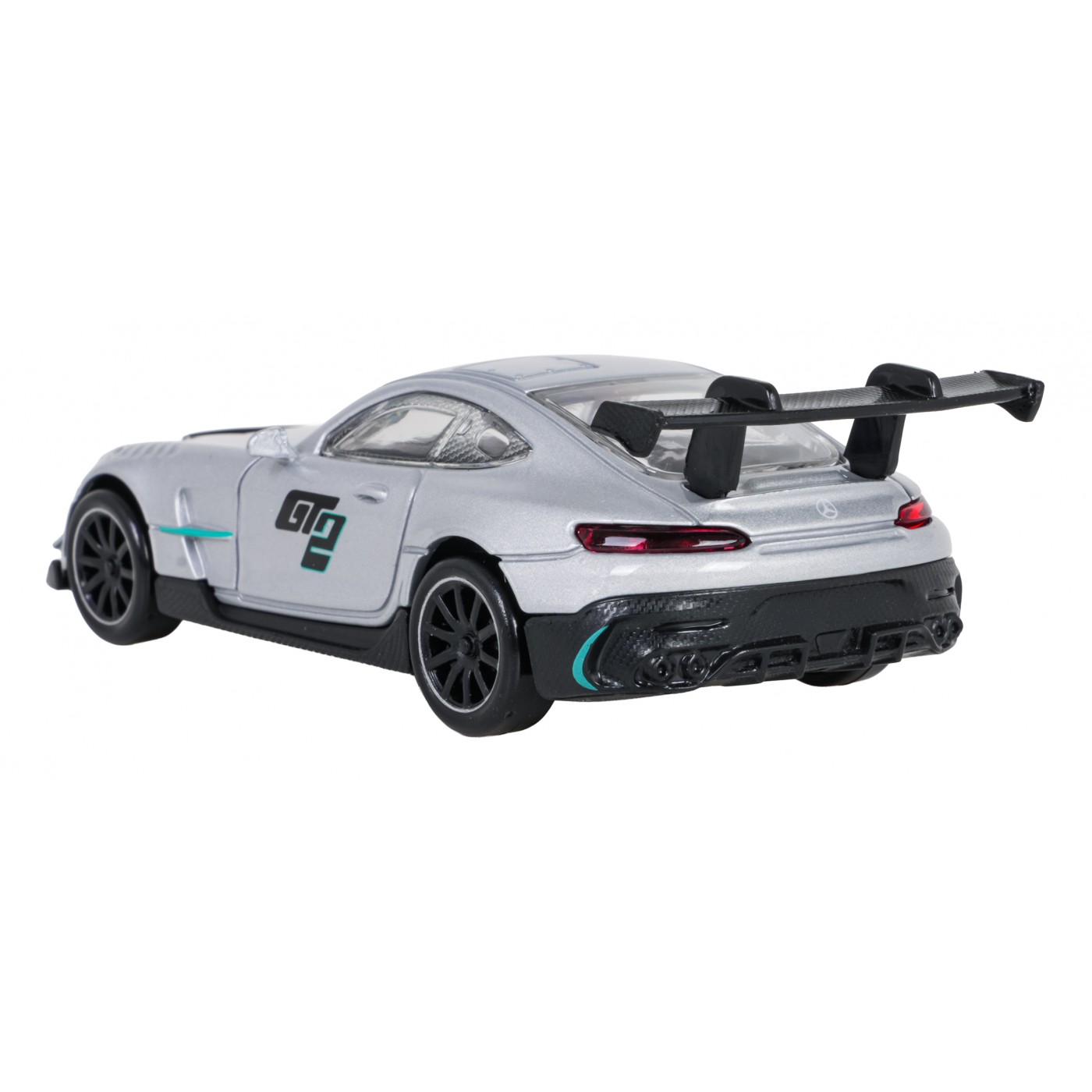 Kovové auto 1:43 Mercedes-AMG GT2 strieborné RASTAR