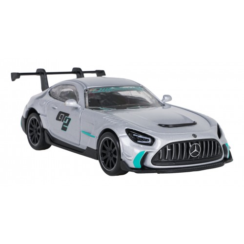 Kovové auto 1:43 Mercedes-AMG GT2 strieborné RASTAR