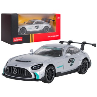 Kovové auto 1:43 Mercedes-AMG GT2 strieborné RASTAR