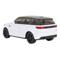 Kovové auto 1:43 Range Rover Sport SV bielej farby RASTAR