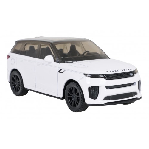 Kovové auto 1:43 Range Rover Sport SV bielej farby RASTAR