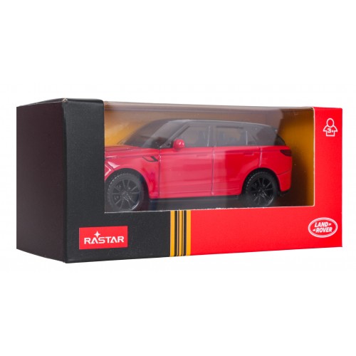 Kovové auto 1:43 Range Rover Sport SV červené RASTAR